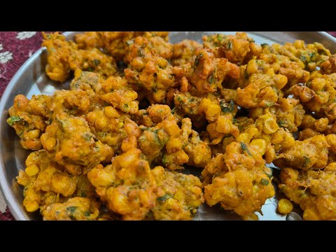 मानसून स्पेशल क्रिस्पी कॉर्न के पकोड़े Corn 🌽 Ke Pakode | Monsoon Recipe | Tea Time Snacks