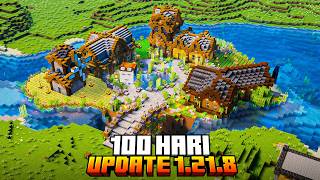 100 Hari Minecraft Hardcore Update 1.21.8 Happy Ghast