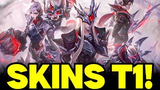 ¡INCREÍBLE! 😱 Nuevas SKINS T1 REVELADAS + SKIN PRESTIGIO EXCLUSIVA 🔥 | League of Legends