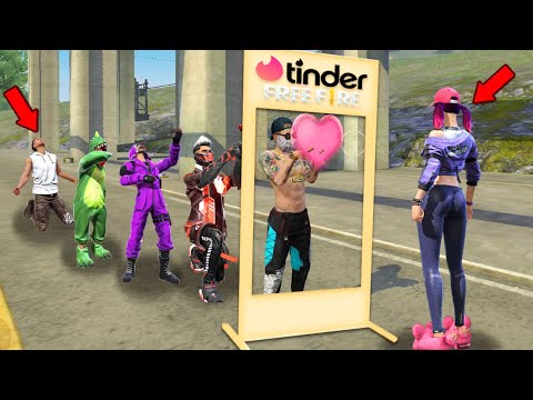 TINDER en FREE FIRE! 😂 *gracioso* MOMENTOS GRACIOSOS FREE FIRE