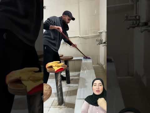 شوفو هاد الشاب كفاش كيرد مكان الوضوء🥹😳 #maroc #اكسبلور