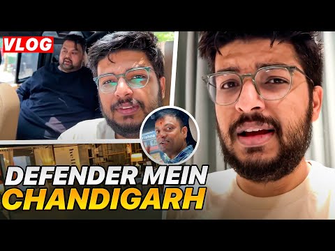 Goldy Bhai ki Defender mein Chandigarh aagaye - Vlog