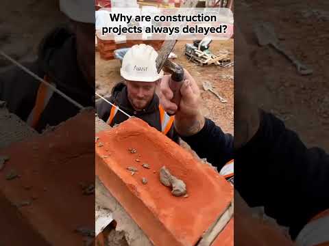 Why are construction projects always delayed #adamrose #construction  #engineering  #workers