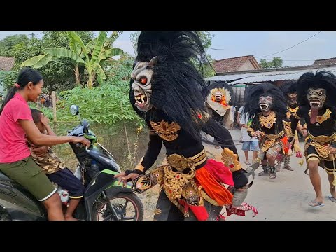 Buto Gedruk Diejek Ngamuk!!! Karnaval Barongan Gembong Aji Joyo live Growong