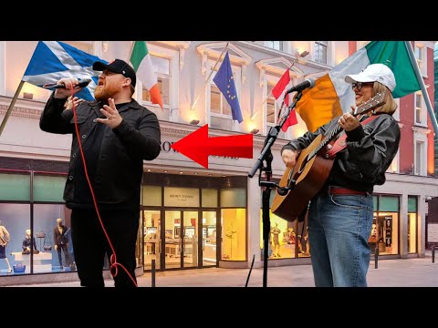 UNBELIEVABLE Scottish singer JOINS to sing Tennessee Whiskey | Cammy Barnes + Allie Sherlock Cover