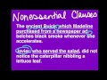 Commas in Essential vs. Nonessential Sentence Parts