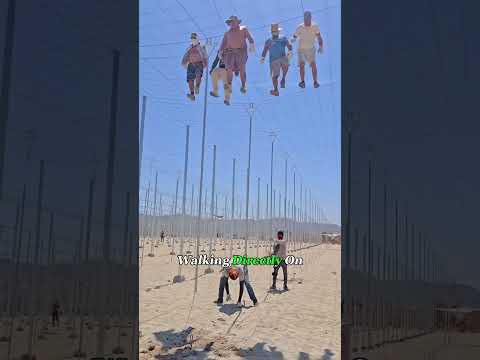 Why Are People Walking on Wires in the Desert?
#construction #desert #greenhouse #worklife