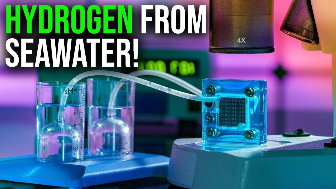 Scientists Discover New Technology Breakthrough That Produces Hydrogen From Seawater!!