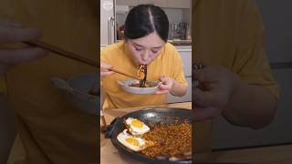 5일째 파김치에 짜장라면