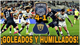 ✅🔥 PUMAS 1-4 SAN DIEGO | RESUMEN Y GOLES | CONCACHAMPIONS 2026 | REFUERZOS PUMAS 2026