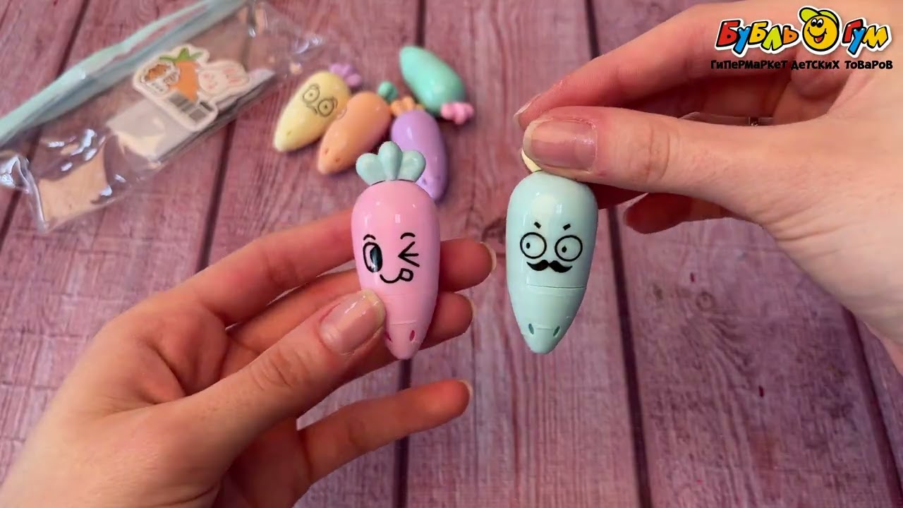 Набор маркеров JUNGER Морковь 6шт - видео