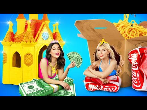 Saudari Kaya vs Miskin | Ide Perubahan Cupu jadi Populer Mahal vs Murah oleh RATATA