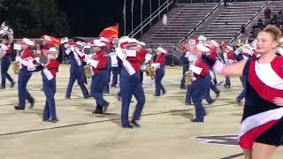 LH Marching Band, "Show Me How You Burlesque", halftime of the game at Belle Vernon, 9/2/22.