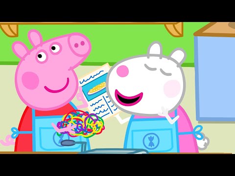 Espaguete de arco-íris bobo! 🌈 | Contos da Peppa Pig