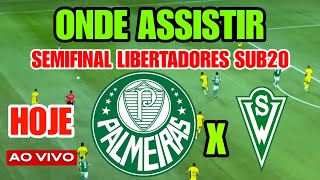 PALMEIRAS X SANTIAGO LIBERTADORES SUB-20 HOJE ONDE ASSISTIR ONDE VAI PASSAR QUE HORAS VAI SER