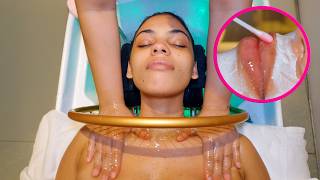 ASMR: So Relaxing! 💆‍♀️ Thai Head Water Massage with Facial, Lip Mask and So Many Tools!