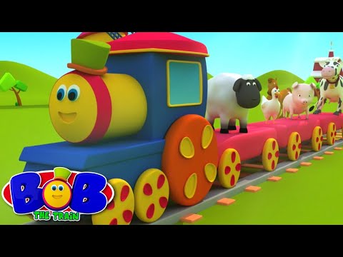 Farm Song 🚜 | Bob the Train Nursery Rhymes & Animal Songs for Kids and Toddlers