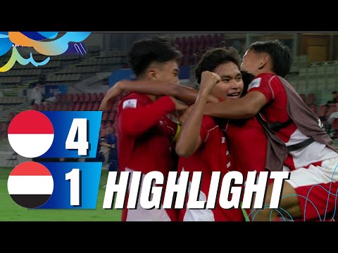 FULL HIGHLIGHT! INDONESIA (4) VS (1) YAMAN | AFC U17 ASIAN CUP SAUDI ARABIA 2025