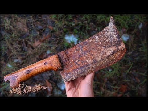 Knifemaker Restore Antique Cleaver