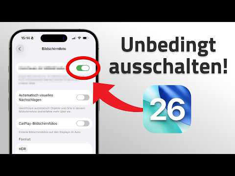 iOS 26 Einstellungen, die du SOFORT abschalten solltest