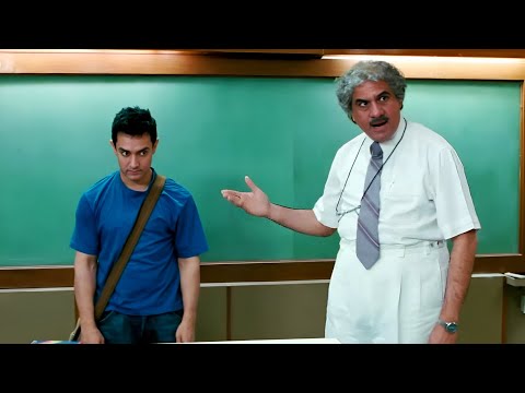 अब ये Rancho सिखाएगा मुझे Engineering कैसे पढ़ाते है - Aamir Khan, Boman Irani 3 Idiots