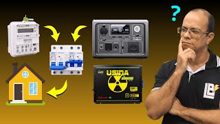 🤔 Como Ligar CHAVE DE TRANSFERÊNCIA MANUAL na Bluetti / Inversor ou Rede elétrica?