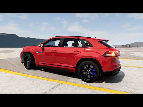 BeamNG Drive Update 0.36 – Volkswagen Teramont 2024 Suspension Test – Stock vs Modified
