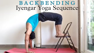 30 Minutes Backbend Iyengar Yoga Sequence (Intermediate)