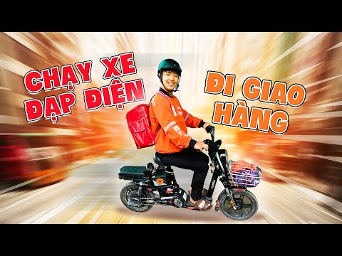 Ngáo TV | 1 Ngày Chạy Xe Đạp Điện Giao Đồ Ăn
