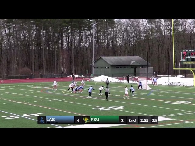 Mykaelya Correia first collegiate goal, free position shot 3/23/26 vs Lasell - W. Lacrosse