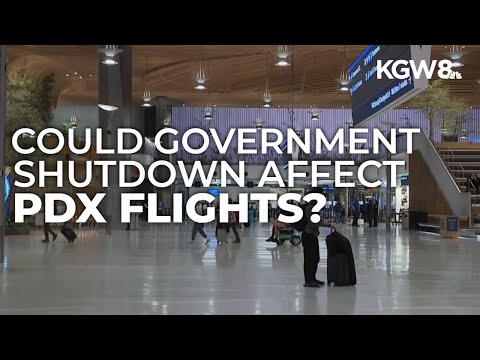 YouTube video thumbnail: Portland Airport Awaits Potential FAA Flight Service Cuts Friday