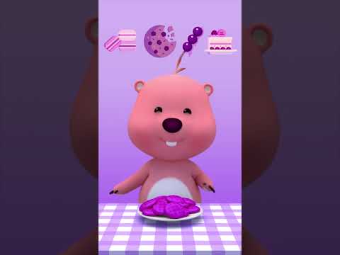 PURPLE Color Food MUKBANG💜 #Shorts #잔망루피