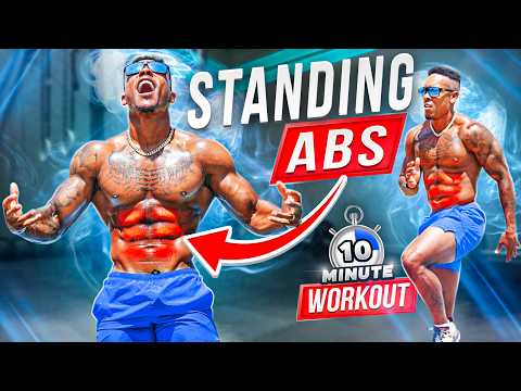 INTENSE 10 MINUTE STANDING ABS WORKOUT