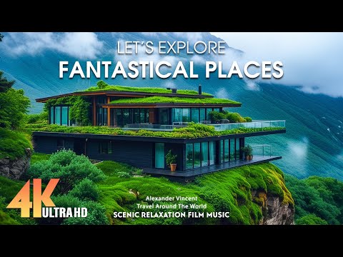 FANTASTICAL PLACES in 4K 60FPS HDR Dolby Vision (4K Video) | Cinematic Music