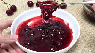 Аромат, вкус и цвет свежей вишни. Вишнёвое варенье с пектином. 