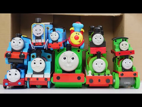 Thomas & Friends toys blue and green come out of the box Tomy Fanclub