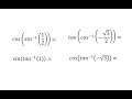 Inverse Trigonometric Functions and Angles