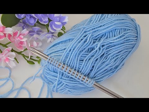 Farklı Ve Kolay 🧶Yelek, Şal, Hırka Ve Battaniye İçin Örgü Modeli Dikişi