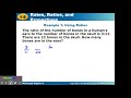 Exploring Ratios and Unit Rates