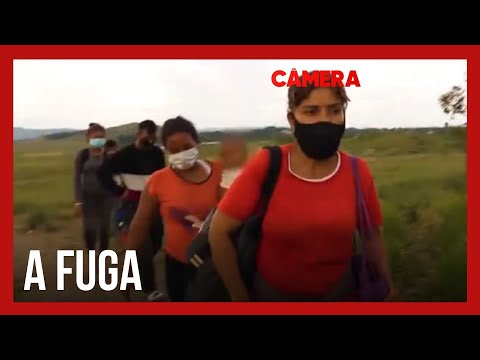 Venezuelanos encaram longas jornadas em estradas clandestinas para chegar ao Brasil