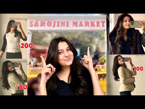 Sarojini Nagar Latest Collection starting ₹50😍 | Try on Haul🛍️ | Kanika Devrani