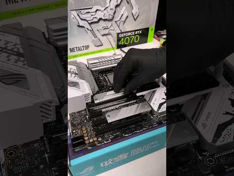 Intel i7-14700K😱with RTX4070😵 #pcbuild ASMR #shorts