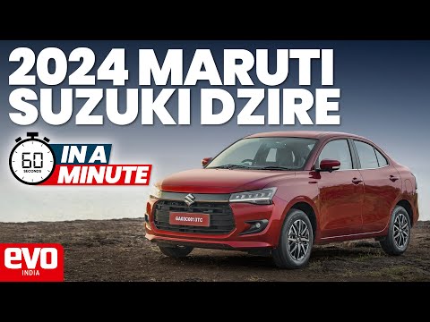 2024 Maruti Suzuki Dzire | In a minute | Everything you need to know | @evoIndia