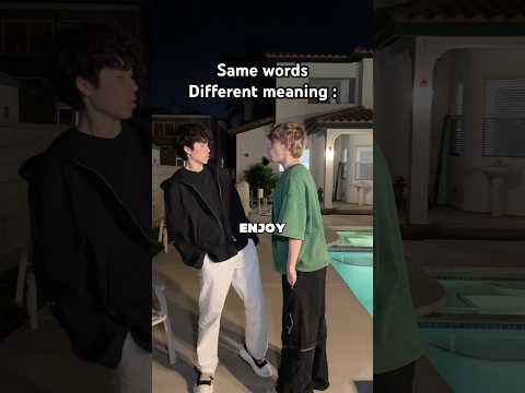 Same Words DIFFERENT Meaning …  #shorts #andrewpav #summeronshorts