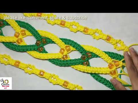 Macrame Jhula / Macrame wall hanging