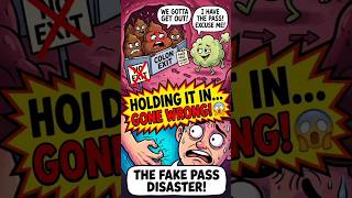 The FAKE PASS Disaster! 😱💩 Why You Should Never Hold It In.. #funny #comedy #poo #bloopers