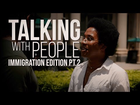 A Gay Lib and A Straight Conservative Debate Deporting Illegals | Talking with People