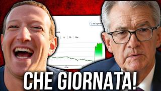 META +12% | MICROSOFT +5% | POWELL si RIFIUTA di ABBASSARE i TASSI!