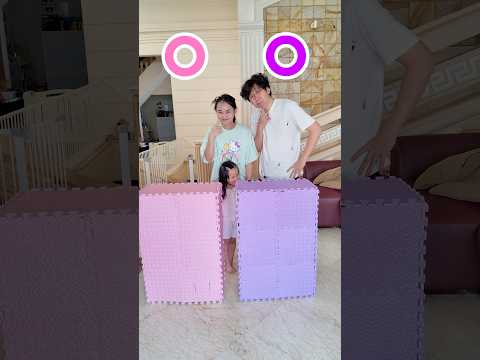 Esme Emily ada di kotak mana ya? #kembarlucu #funnyfamilygames #partyactivities #familygames