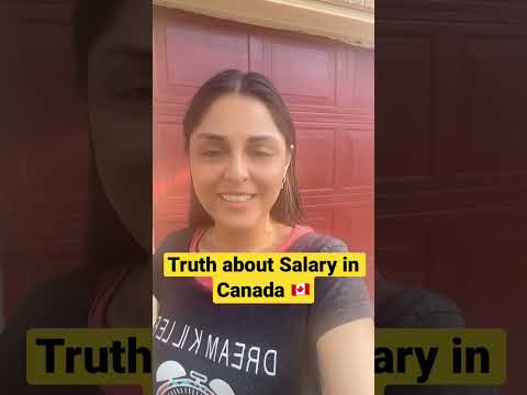 Truth about Salary in Canada | #shorts #ytshorts | Indian Blogger in Canada | Canada Salary